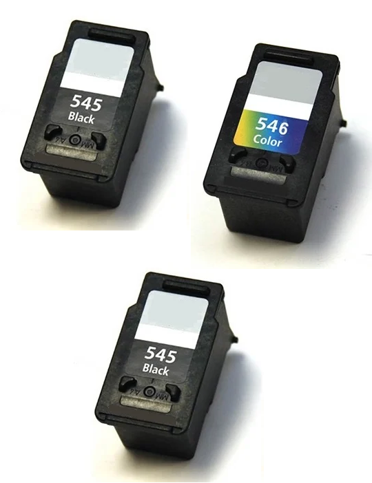 Canon PG-545 and CL-546 Black and Colour High Cap. Remanufactured Ink Cartridges & EXTRA BLACK